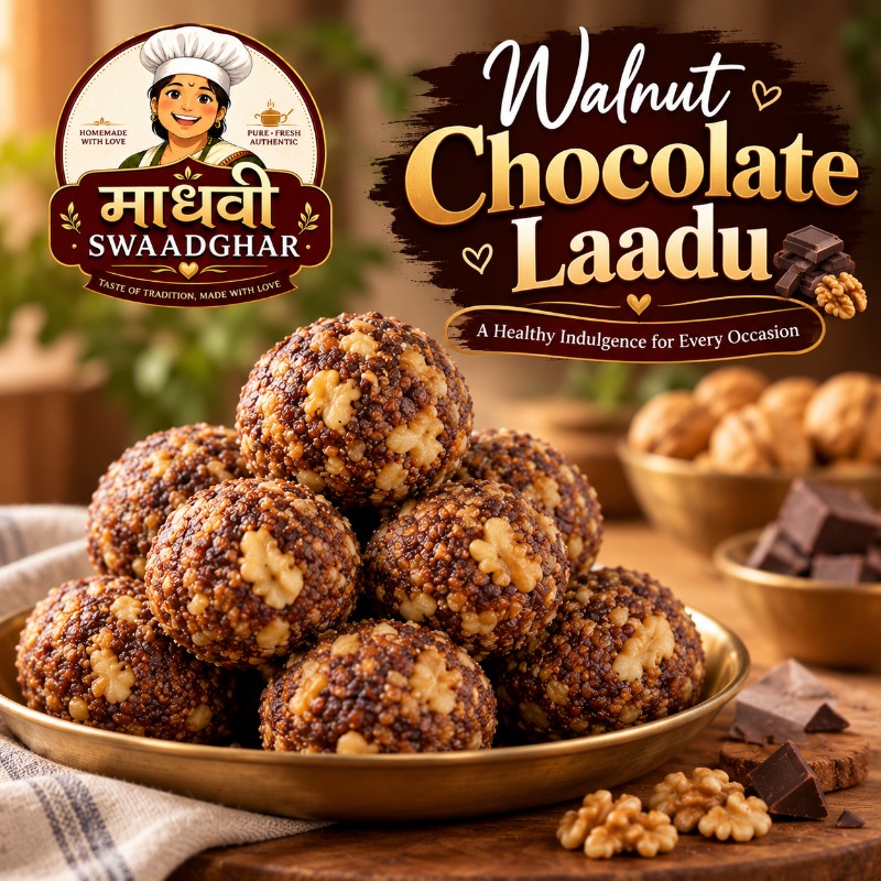 Walnut choclate laadu